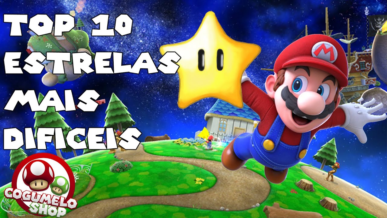 As 10 estrelas mais DIFÍCEIS do SUPER MARIO GALAXY