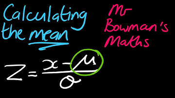 07 Calculating the MEAN in inverse Normal Distribution questions