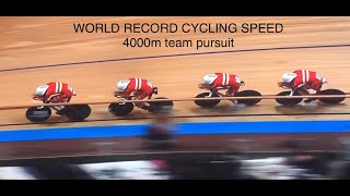 WORLD RECORD CYCLING SPEED - 4000m team pursuit screenshot 2