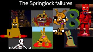 Every Springlock Failure Part 8 Fnaf Compilation
