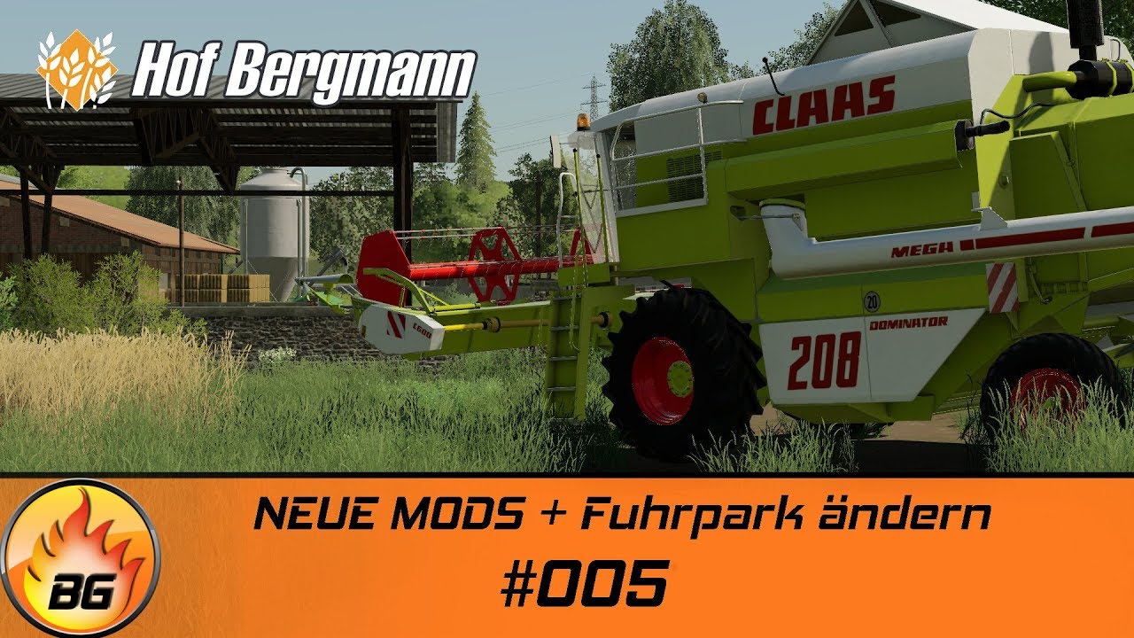 LS19 Hof Bergmann 005 NEUE MODS + Fuhrpark ändern FS19