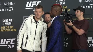 UFC 219 Media Day: Rest of Main Card Face Offs