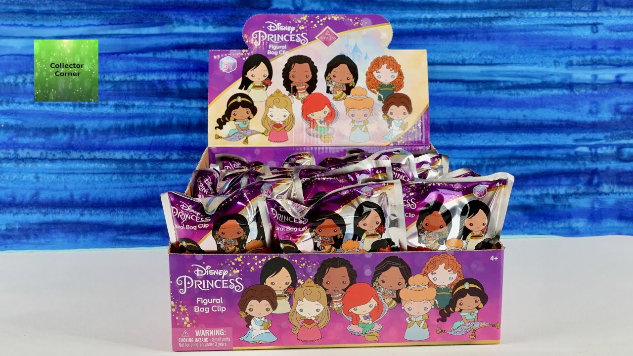 Disney Princess Series 31 Figural Bag CLip Opening Review