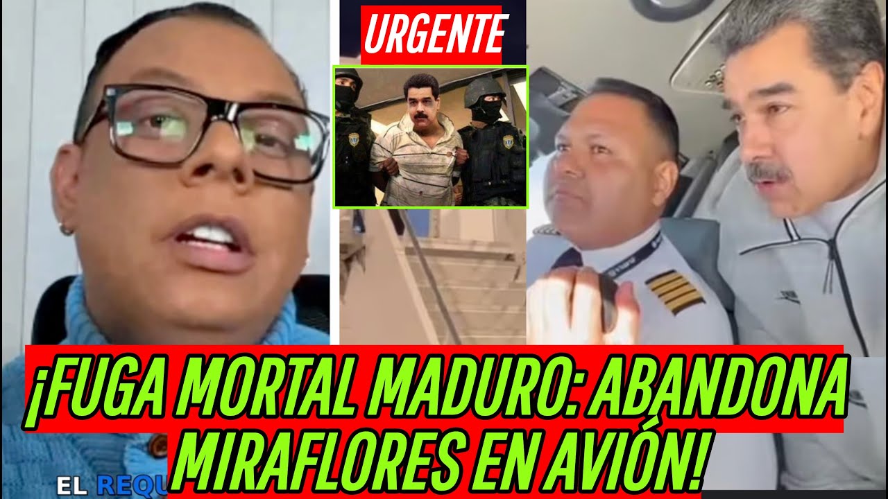 🔴​GUSTAVO VIDENTE FILTRA TRÁGICAS NOTICIAS DE MADURO TRAS SU FUGA DE  MIRAFLORES EN BUSCA Y CAPTURA - YouTube