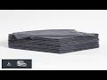 Rosyn Premium 420 GSM Microfiber Cloth Black 16x16 Inches Luxury Scratch Free