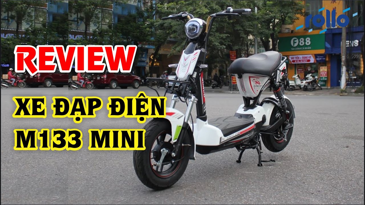 XE ĐẠP ĐIỆN M133 MINI - DÒNG XE GIÁ RẺ KHÔNG CẦN ĐĂNG... - youtube