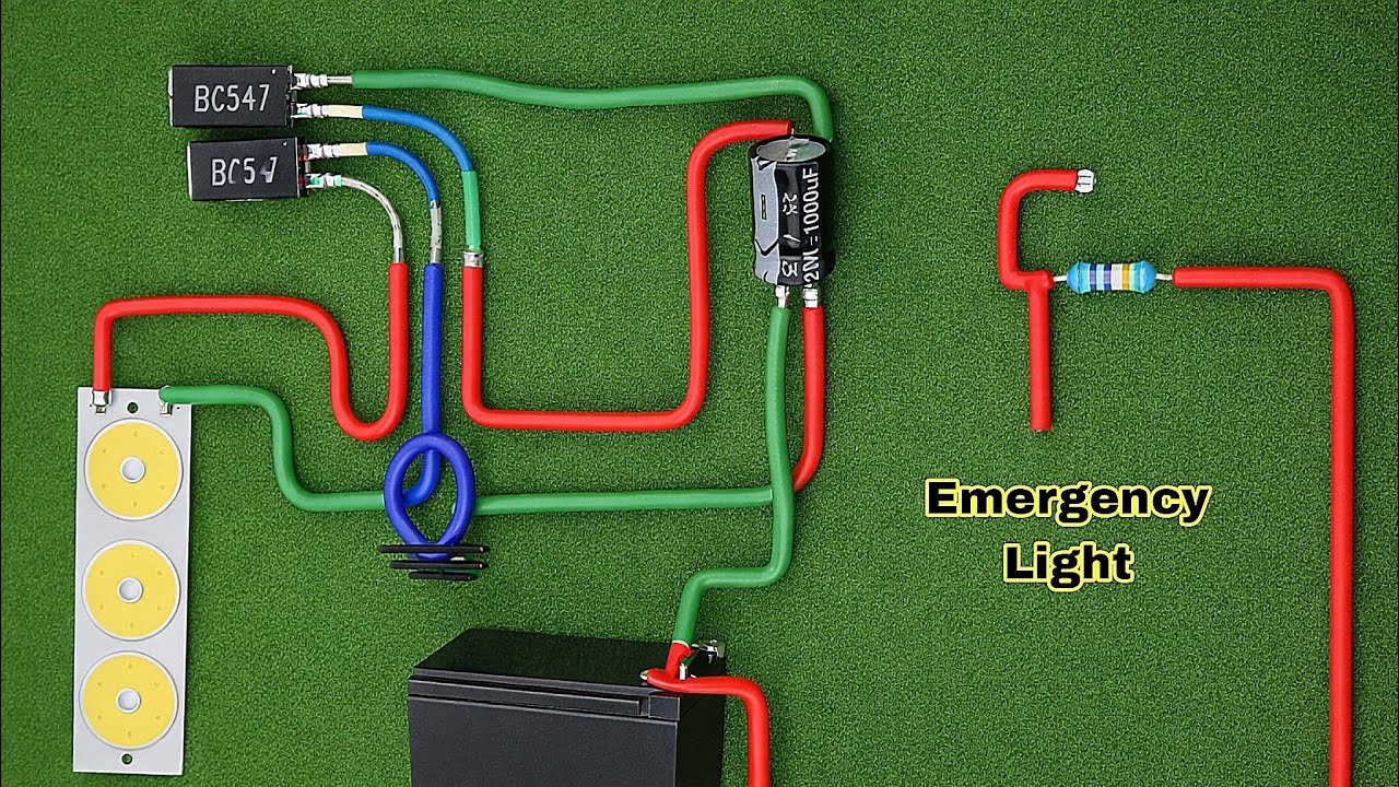 How to Make Long-Lasting High Power LED Light Using 12V Battery | DIY ...