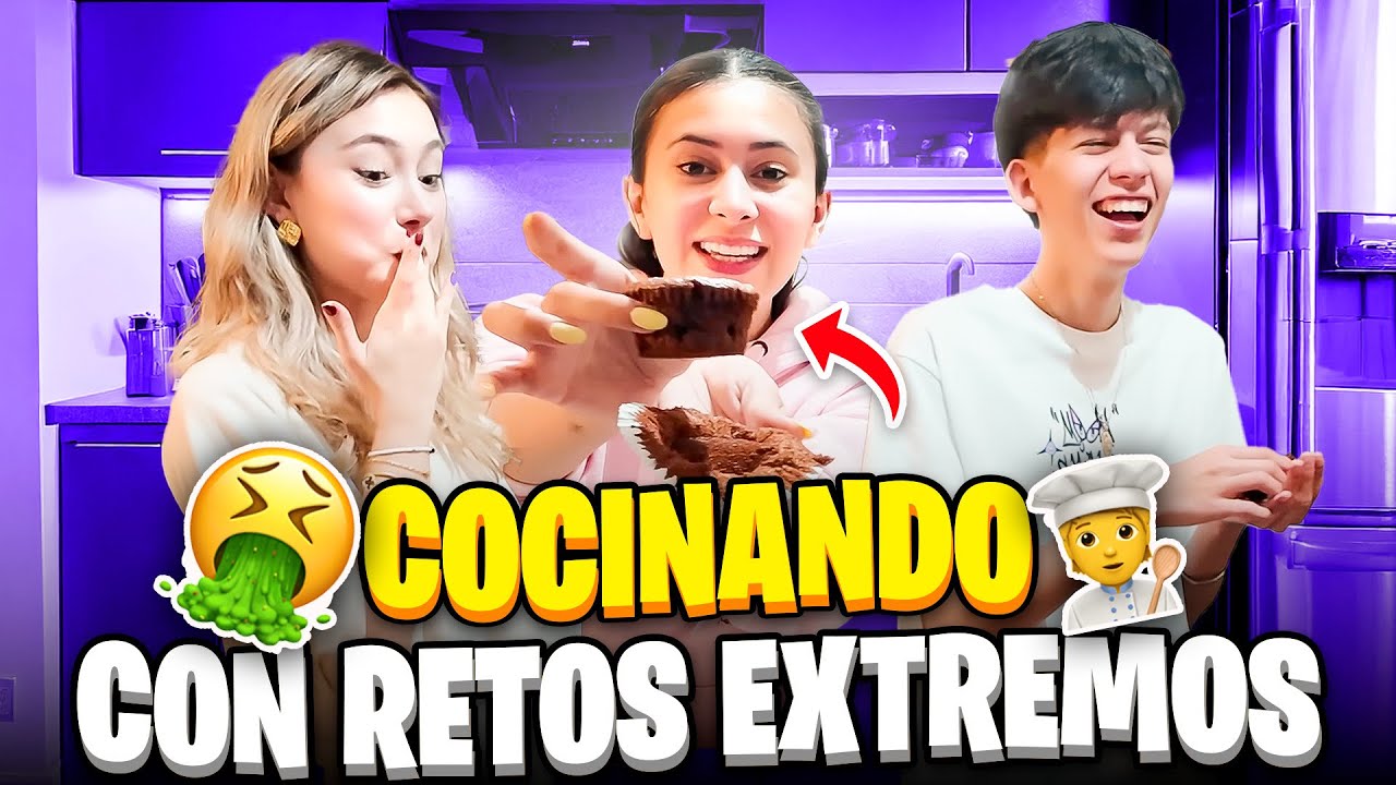 COCINANDO SIN VER, HABLAR Y ESCUCHAR 😱 | Hermanas JM