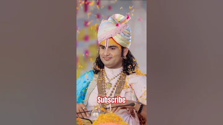 अनिरुद्ध आचार्य जी और गुरु मां एक साथ कितने सुंदर लगे #aniruddhacharyaji #anirudhacharya #vrindavan