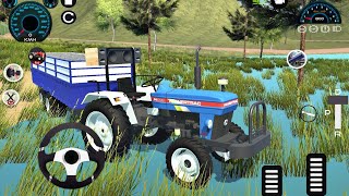 Powertrac 4x4 Tractor Crazy Off-Road Driving 3D : Indian Tractor Simulator : Android Gameplay screenshot 4