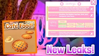 NEW SETTINGS UPGRADE! SEA AREA And NEW CAFETERIA FOOD! Royale High Leaks
