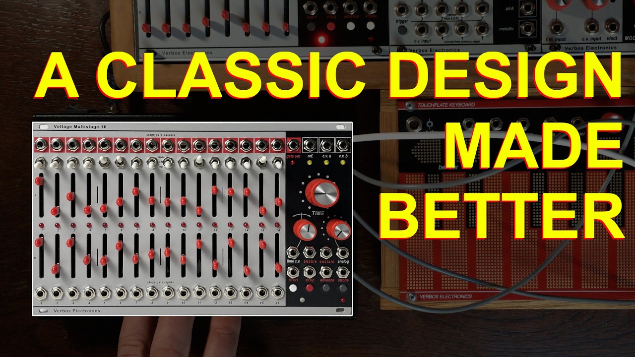 One of my favorite analog sequencer got better - Verbos VMS 16 Demo