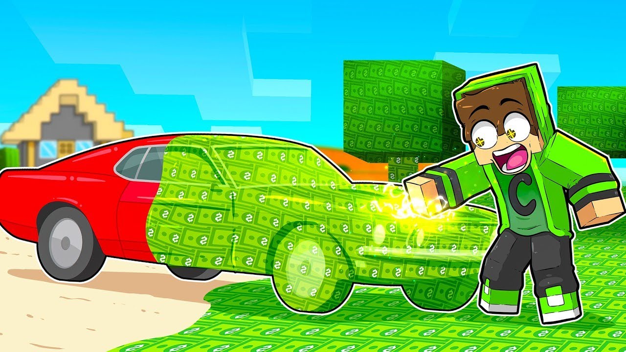 ВСЁ СДЕЛАНО ИЗ ДЕНЕГ В MINECRAFT