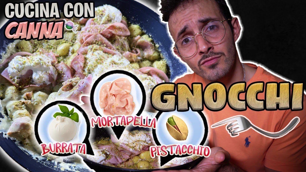GNOCCHI AL PISTACCHIO, MORTADELLA, STRACCIATELLA E..mi sono scordato un