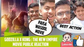 Godzilla x Kong : The New Empire MOVIE PUBLIC Reaction || Day 1 First Show || Hk Movie Review