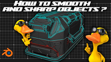 Smooth and Sharp Your 3D Models FAST With This Blender Addon #Blender #SharpEdges #Seam #3DModeling