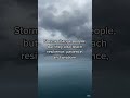 Storms change people ⚡⚡