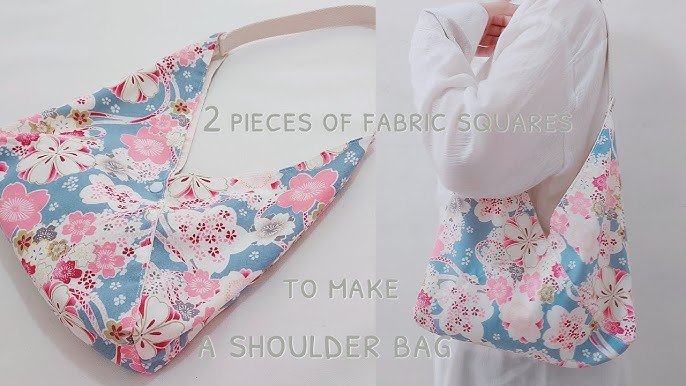 Easy Hobo Bag Tutorial 💖 DIY 2 Size Shoulder Bag Pattern Drawing 