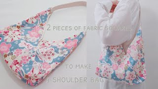 How to sew a shoulder bag |  easy diy shoulder bag | diy triangle bag | diy origami bag