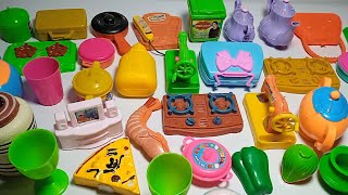 4 minutes satisfying with unboxing cute mini kitchen playsets | Asmr toys