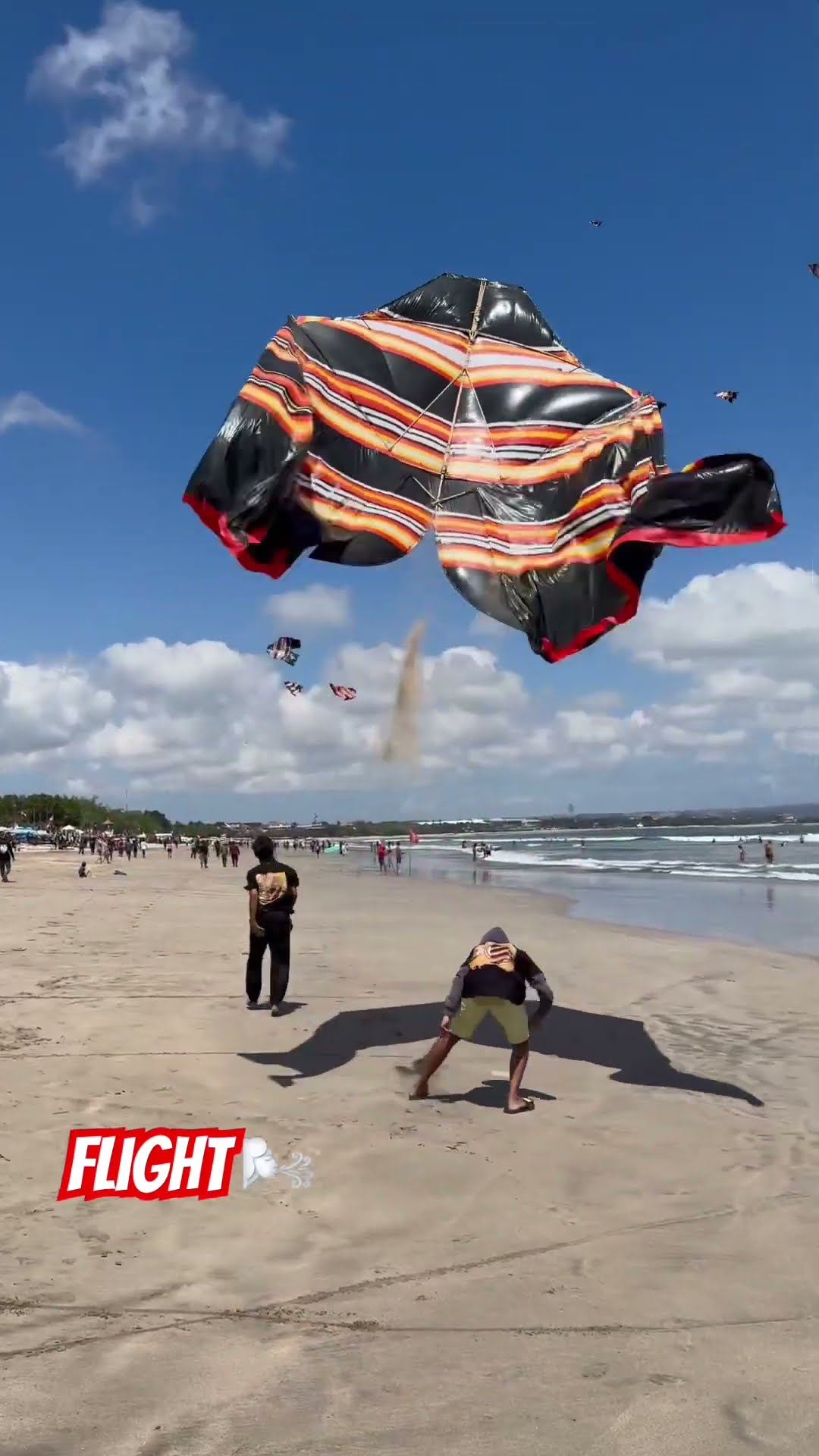 kite flying Pantai Kuta beach
