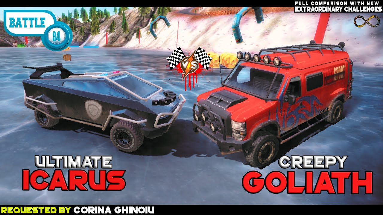OFF THE ROAD ICARUS Vs GOLIATH | CAR Vs VAN INFINITE OPEN WORLD DRIVING ...