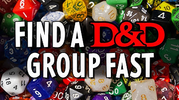 How to Find a D&D Group to Play With