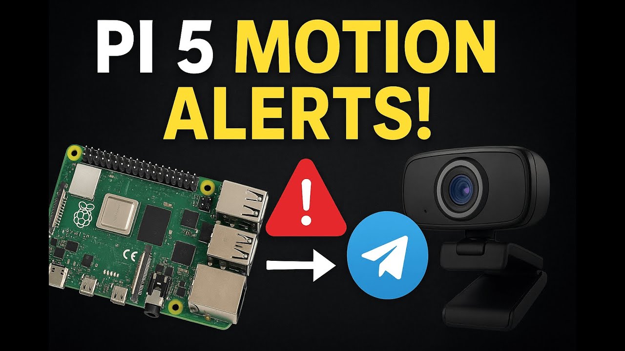 Raspberry Pi 5 Motion Detection Camera | Send Telegram Alerts with USB ...
