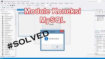 Cara Membuat Module Koneksi Databse MySQL Pada VB.Net