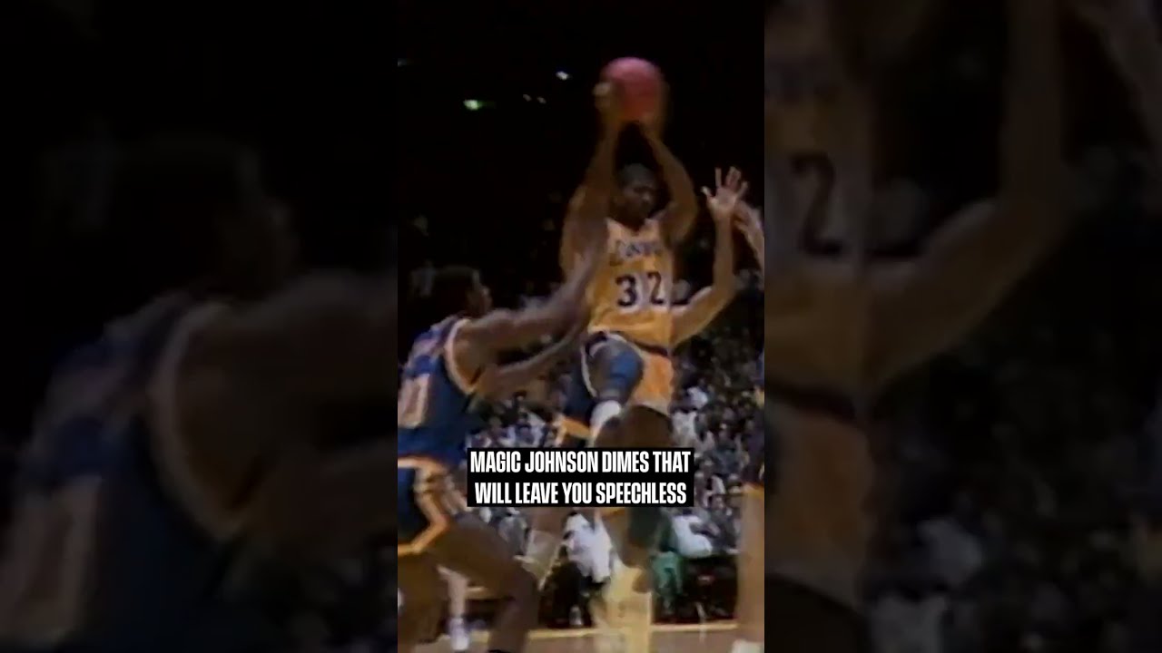 Magic Johnson was Dishin' DIMES #Lakers