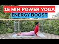 15 Min Power Yoga | Full Body Morning Flow to Energize, Strengthen & Stretch