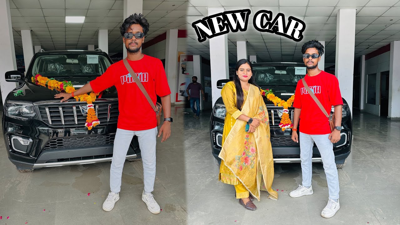 New car delivery special vlog || Scorpio￼ N top￼ model 🚘￼