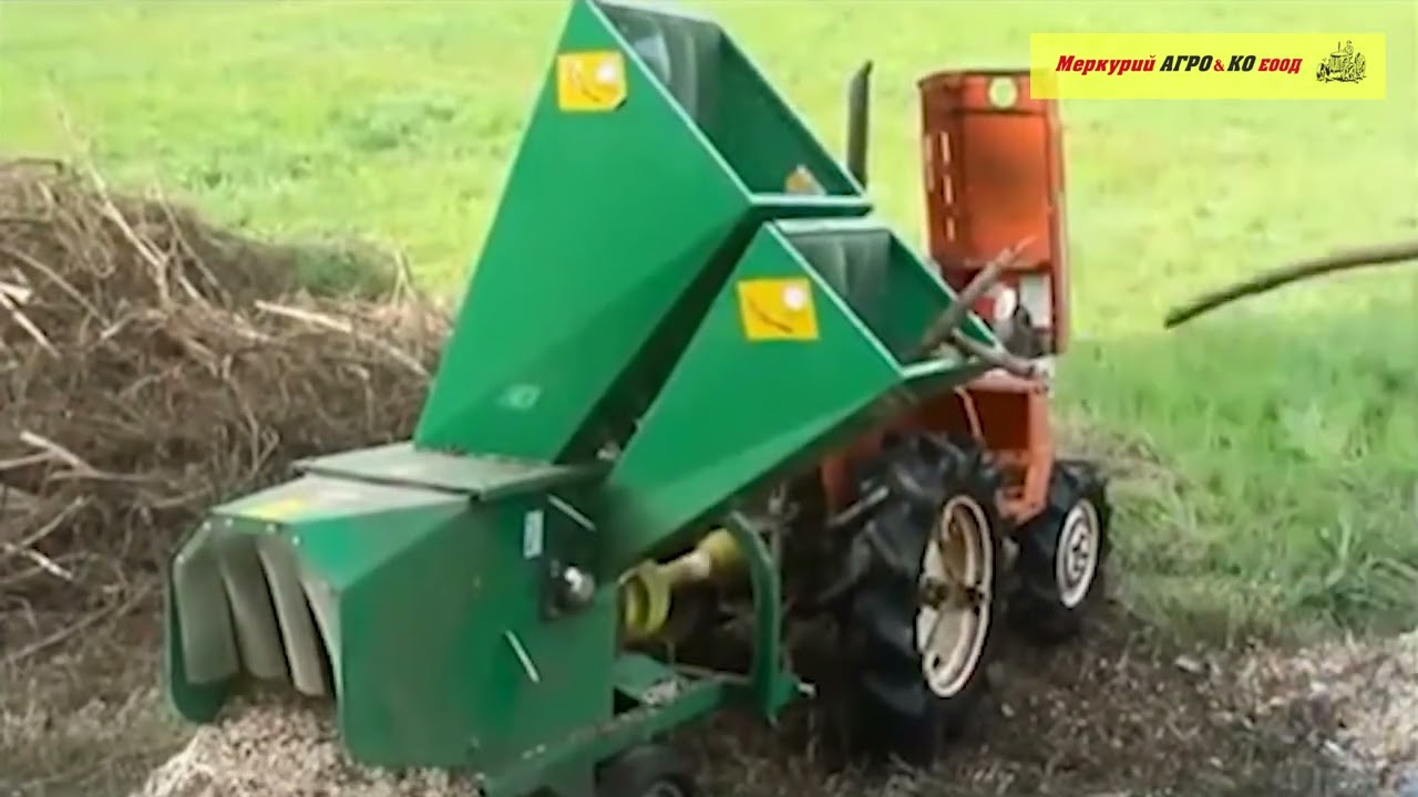 Дробилка на клони ECO 19 GEO ITALY,  представeна от Меркурий Агро и Ко.