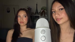 my sister tries to give me tingles (she ate)