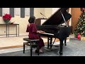 Allemande by Bach and Fur Elise by Beethoven recital performance