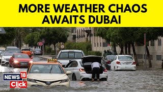 Dubai Floods News Dubai Hit By Heavy Rain Again Flights Hit Abu Dhabi Waterlogged N18V