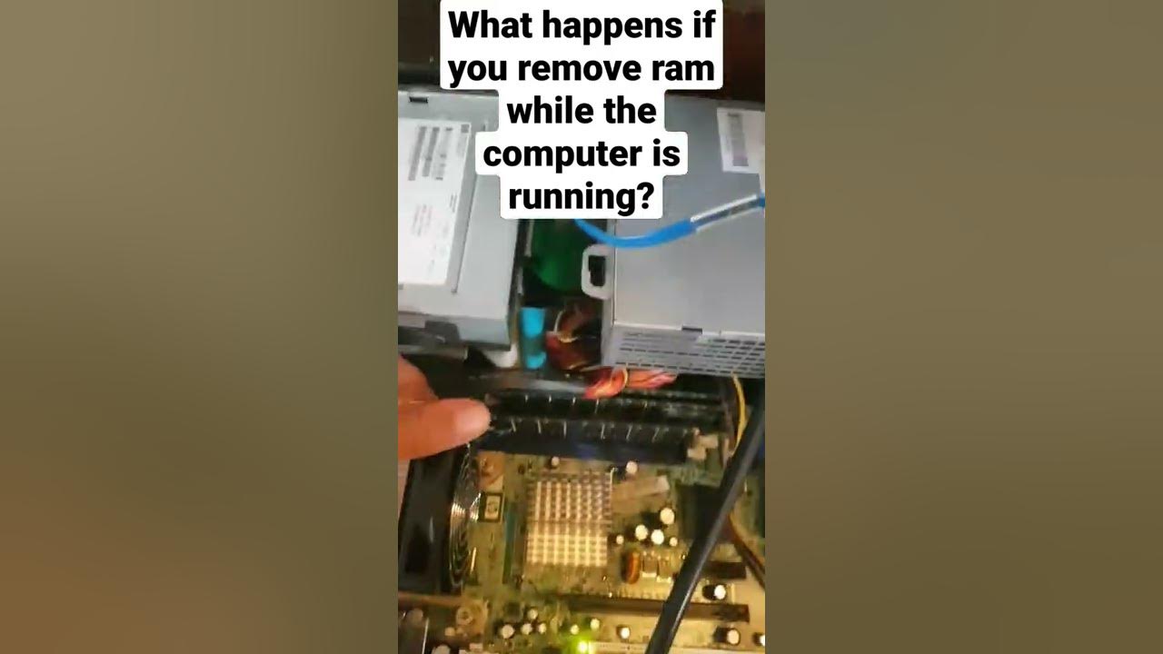 What happens if you remove ram while computer is running? YouTube