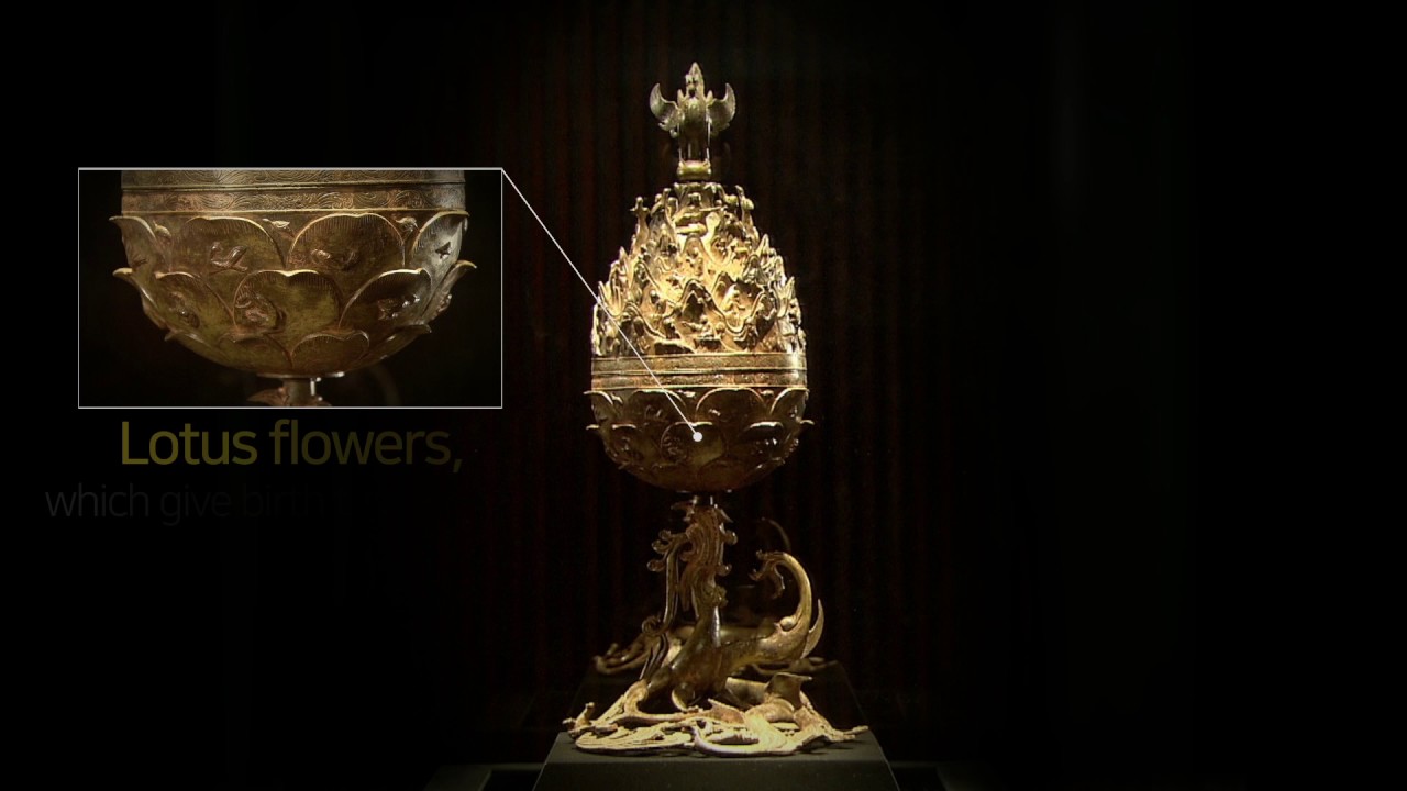 [6-1] Great Gilt bronze Incense Burner of Baekje, the living breath of Baekje