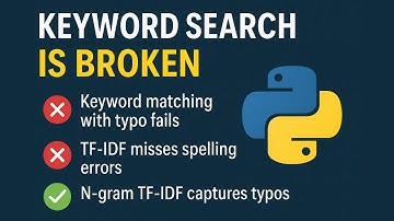 TF-IDF vs Typos: Why Search Engines Never Misspell!