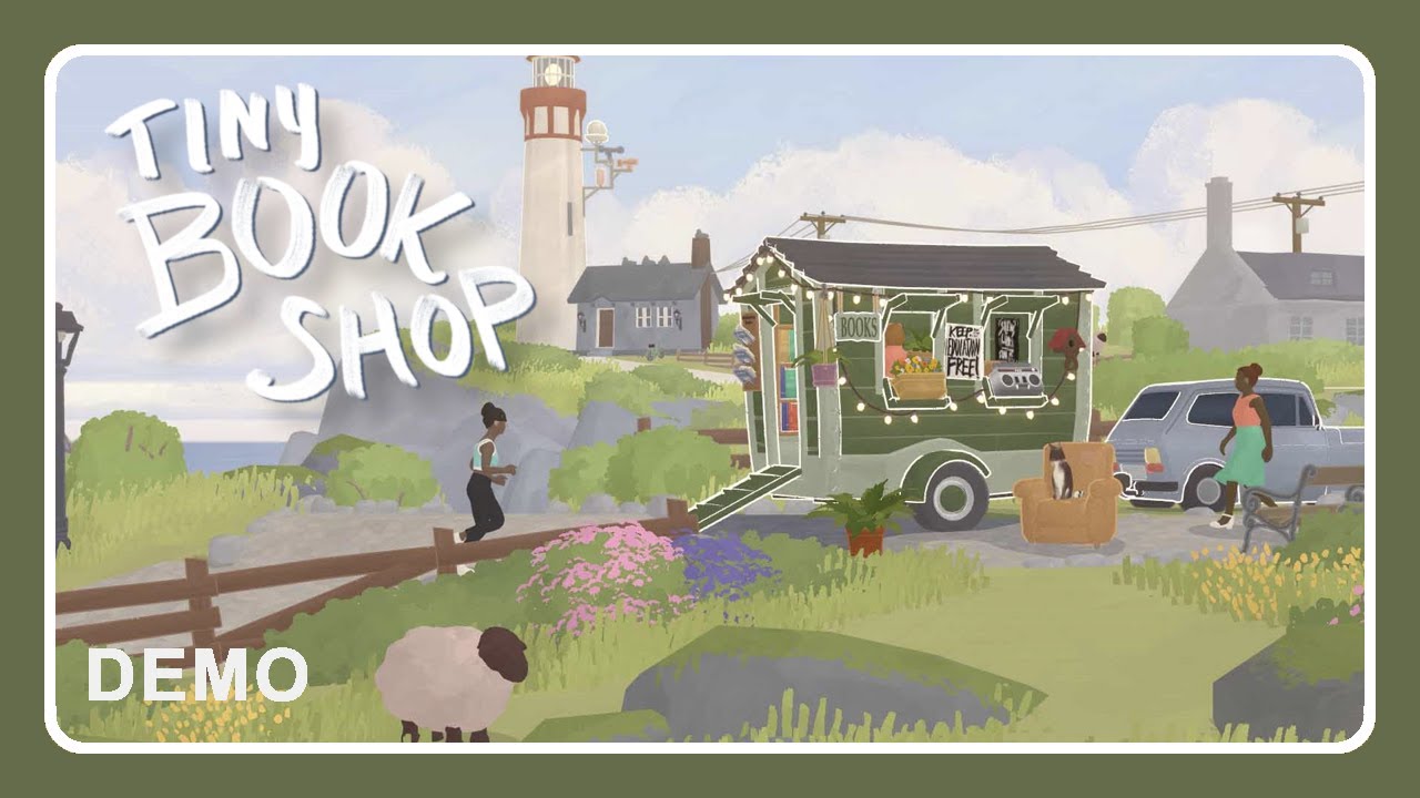 Bereit für ein ruhiges Leben am Meer? 📚 Tiny Bookshop Demo