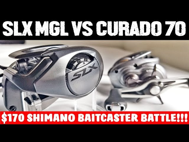 SHIMANO SLX MGL VS CURADO 70!!! $170 BAITCASTER BATTLE 