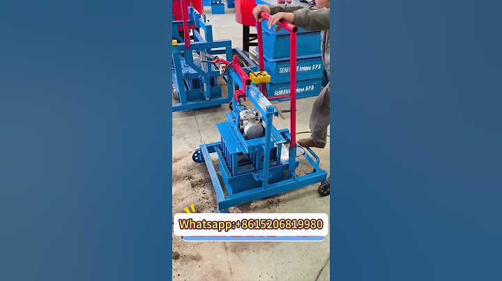 cheap small manual cement concrete hollow block making machine for 8 6 4 inch blocks