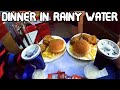 Dinner in heavy rains in dubai  heavy rain causes severe flooding in dubai   altaftravelogue