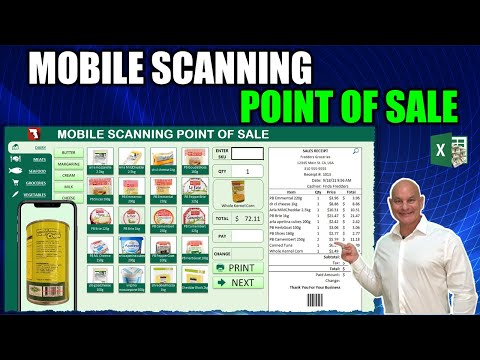 How to Create A Mobile Barcode Scanning Point Of Sale Application (POS) In Excel [Free Download]