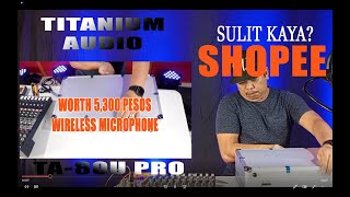 TITANIUM AUDIO TA-80U PRO UNBOXING