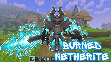 Burned Netherite | Áo Giáp | Minecraft PE/Bedrock
