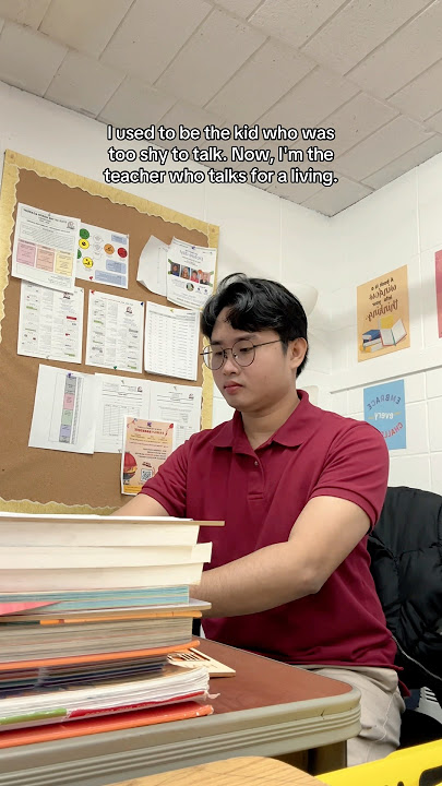I used to be the kid who was too shy to talk. Now, I'm the teacher who talks for a living