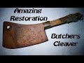 Antique Meat Cleaver Restoration