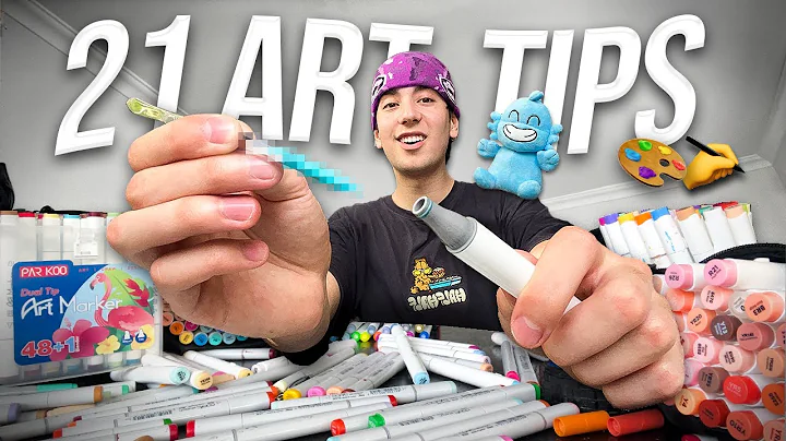 21 Art Tips That Will ACTUALLY Improve Your Art... 👀🎨 thumbnail