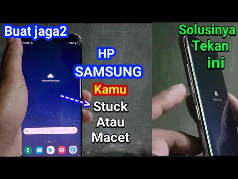 cara mudah mengatasi hp samsung macet - restart hp samsung macet